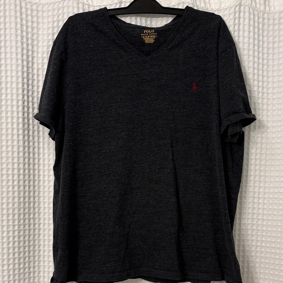 Polo by Ralph Lauren Other - Polo by Ralph Lauren Men's Charcoal V-Neck Tee Size XL
